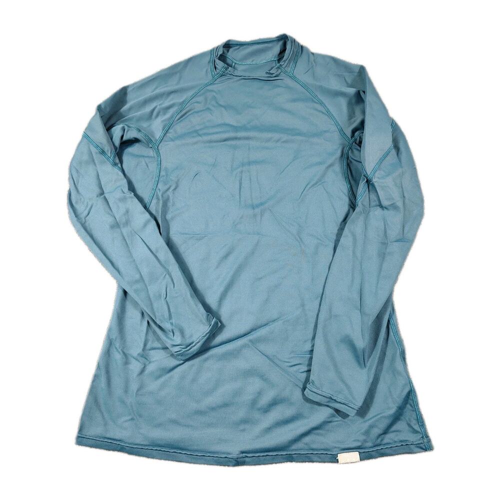 NRS H2Core Rashguard LS Shirt Womens XL Blue UPF 50+ Sun Protection Kayaking GUC